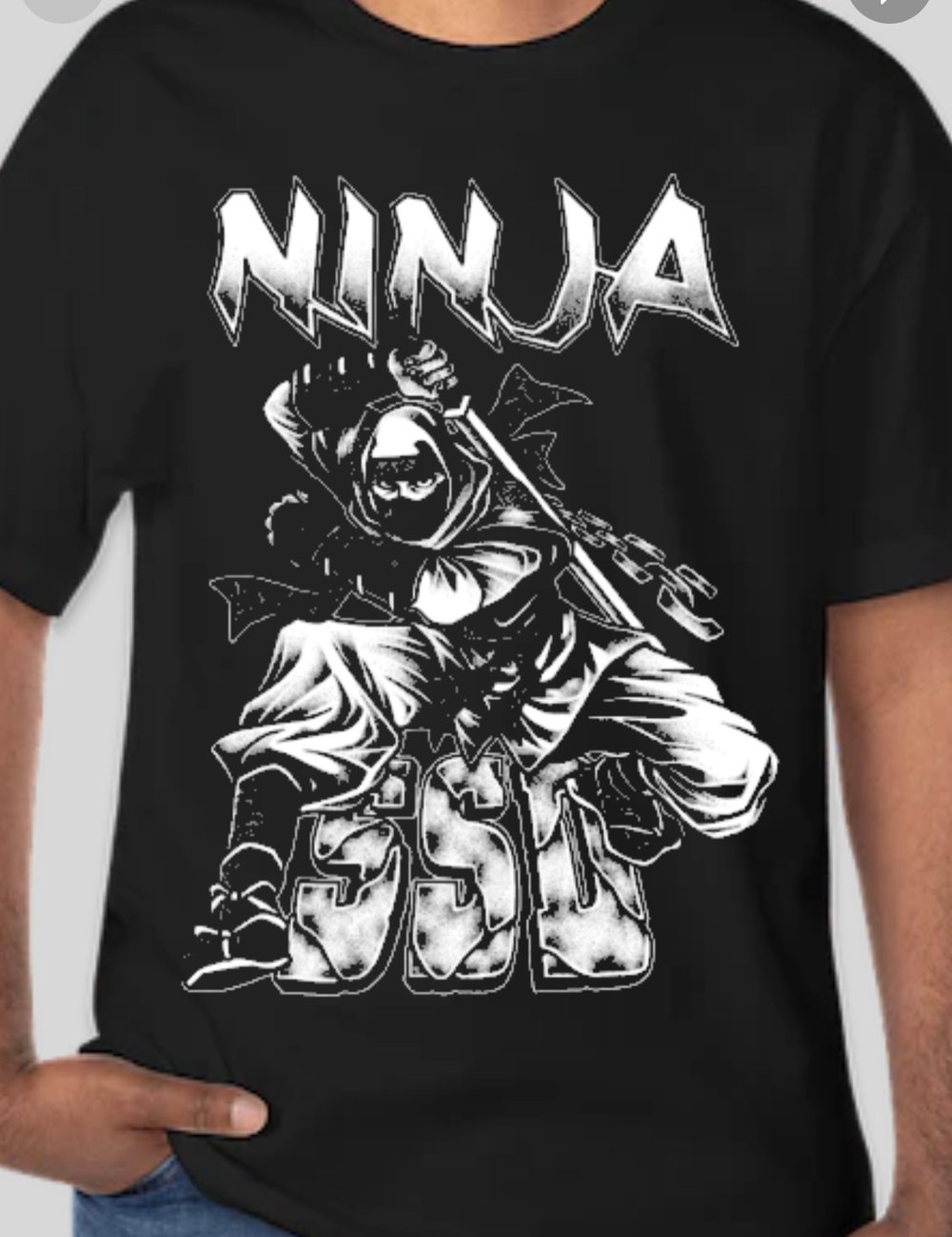 Black SSD 1980’s Ninja Tribute T-Shirt