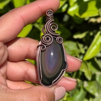 Image 1 of Rainbow Obsidian 🌈🖤