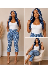 Image 4 of New Sz.6 Jones New York signature floral Capri #969*10