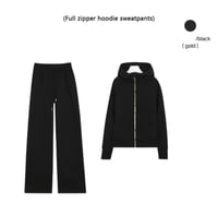 LULU TRACKSUIT SET BLACK