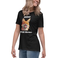 Image 6 of Women's Relaxed T-Shirt, Zero Fox Given T-Shirt | Funny Fox Sarcastic Humor Graphic Tee