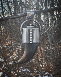 Image 3 of Bear Claw / Gold sheen Obsidian Pendant 