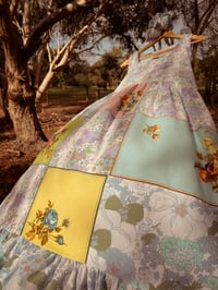 Image 2 of 'Meadow Lark' Mid-Century Vintage Full Length Dress