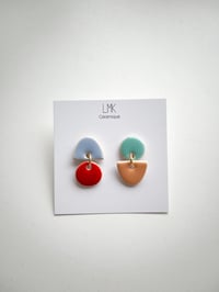 Paire de boucles d'oreilles céramique GRAPHA 1