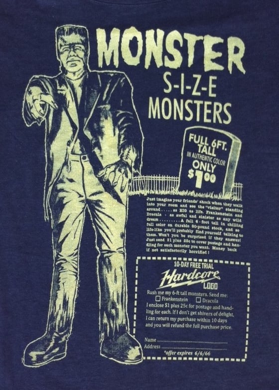 Image of Monster Monster! Guys & Ladies T-Shirt