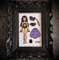 Image 1 of Spooky Rides Paper Doll- Sticker Sheet