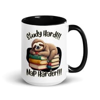 Image 3 of Study Hard Nap Harder Coffee Mug
