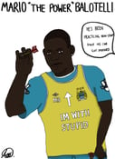 Image of Mario 'The Power' Balotelli Poster