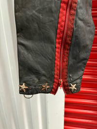 Image 15 of Leather pants w Elvis belt buckle