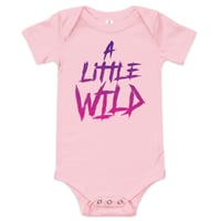 Image 8 of A Little WILD Magenta Baby Onesie