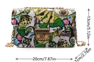 Graffiti Crossbody (blk/Wh) 