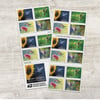 USPS Garden Delight Forever Stamps 5 Books (100 Stamps)