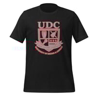 Image 1 of LOVE DC GOGO "UDC" Gray/Red logo Unisex Tee by MITCHCRAFT