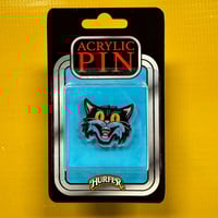 Image 1 of Cat Head- Acrylic Pin