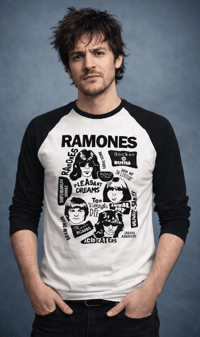 Image 1 of Camiseta Baseball M/L Ramones 