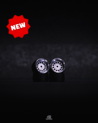 NISSAN TEARDROP OEM - Forged Alloy 1/64 Wheels + Ultra-Thin Tires