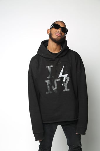 Image of “NY Staple” Blackout Hoodie