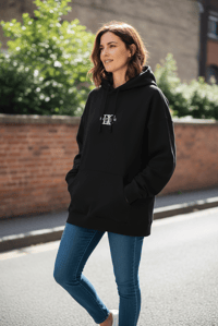 Image 2 of DLC Black Oversized Hoodie