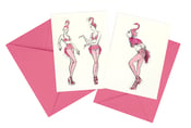 Image of Flamingo Set 6 cards