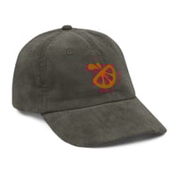 Image 1 of Orange Slice Corduroy Dad Cap