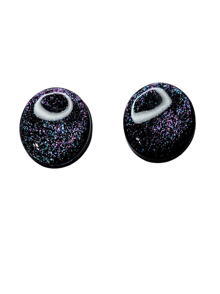 Image of Galaxy Dust Polymer Clay Earrings