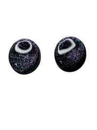 Image 3 of Galaxy Dust Polymer Clay Earrings - Celestial Space Jewelry