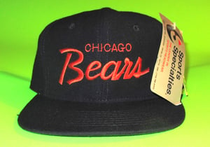 Image of *Sold Out* TISA Chicago Bears Sports Specialties Script Snapback Hat