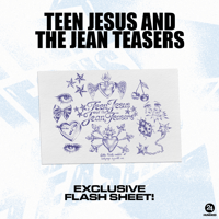 TATTOO TICKET - Teen Jesus Flash Sheet