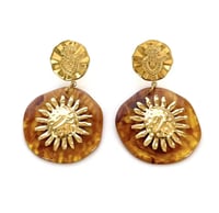 Image 5 of LARGE SUN EARRINGS 