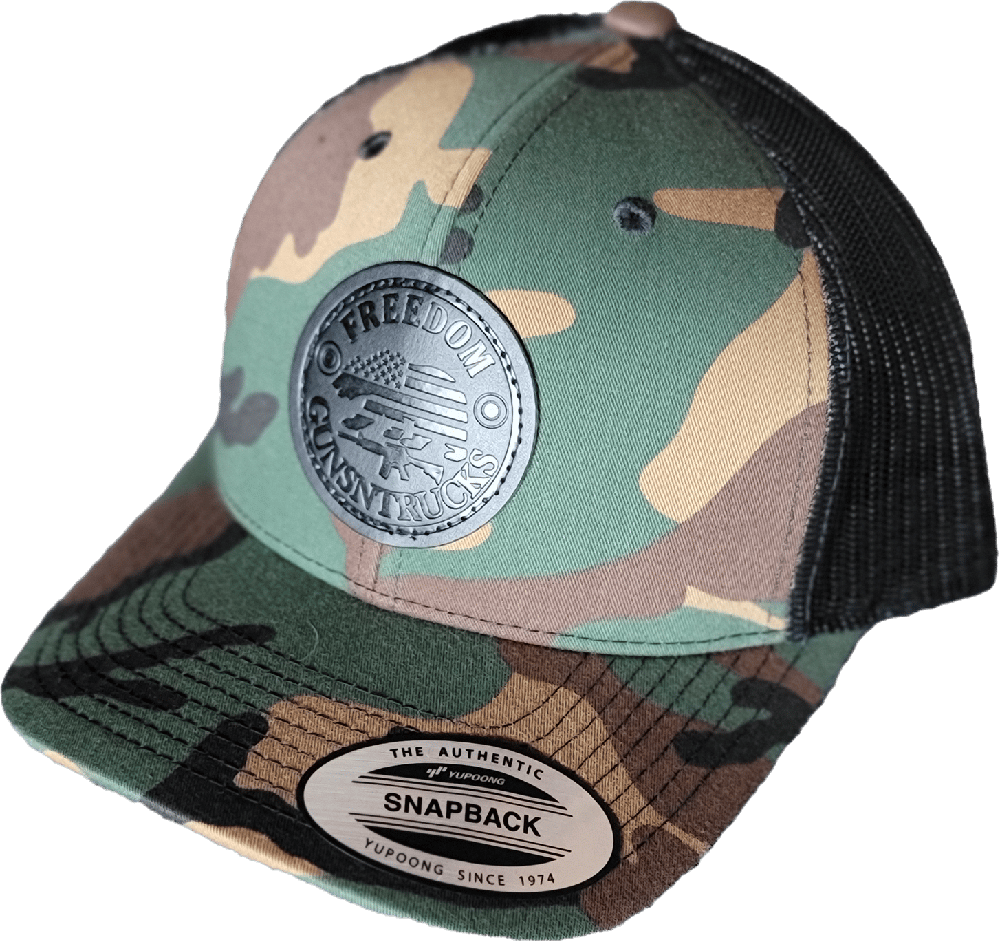 Trucker/Leather Patch Snapback 