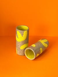 Image 1 of Yellow tube vase