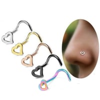 Image 1 of Heart Nose Piercing