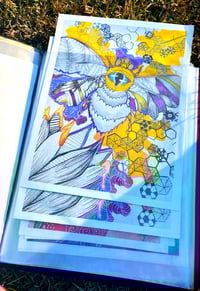 Image 4 of Just Bee Art Print