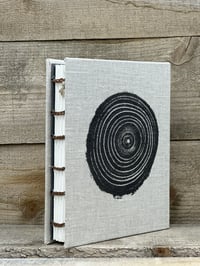 Image 1 of Medium Nature Print Coptic Blank Book (wood)