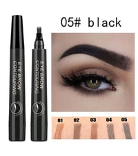 Image 1 of Waterproof Liquid Eyebrow Pen, Long-lasting Smudge Proof Eye Brow Makeup Product