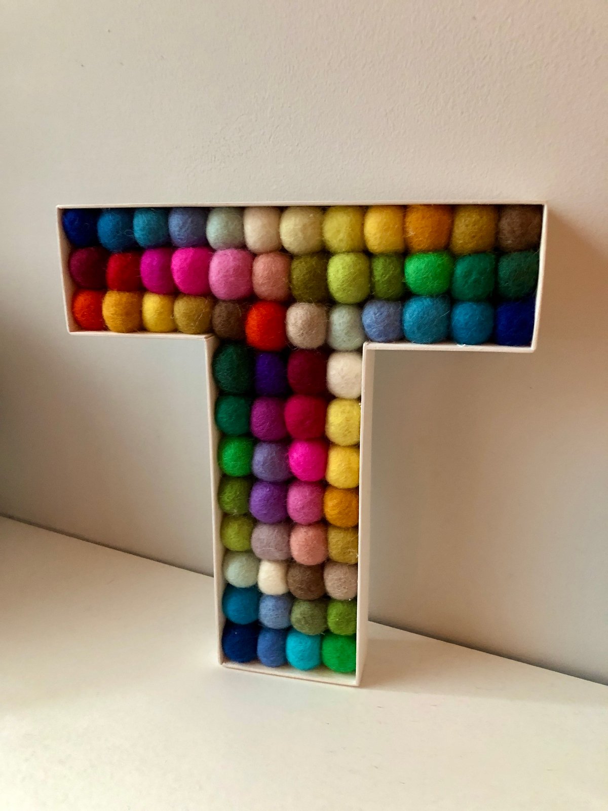 Image of Felt Ball Letters 22cm