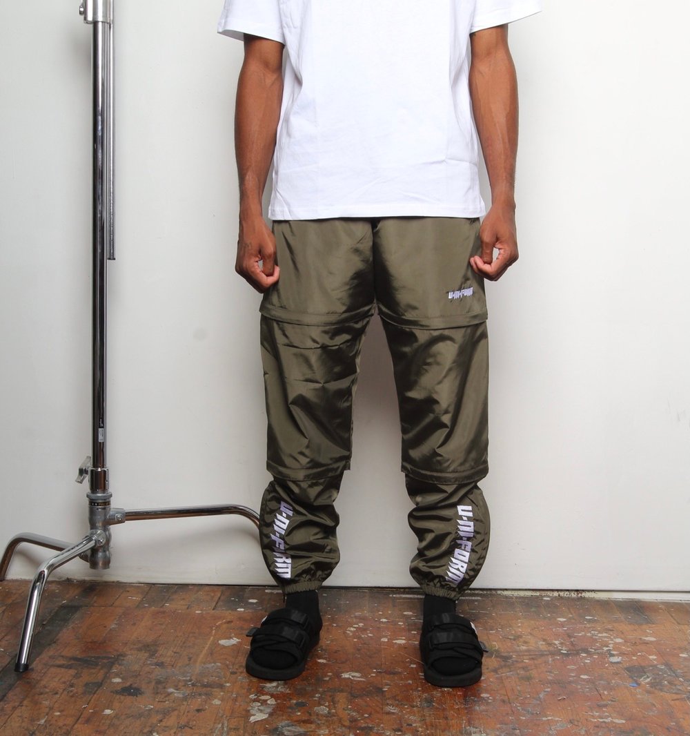 Image of Olive Phase 001 Zip Away Pants