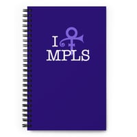 Image 1 of I [PRINCE] MPLS Spiral Notebook (Purple)