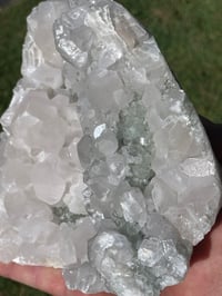Image 16 of UV Fujian Calcite With Green Fluorite Specimen #890