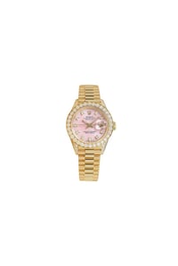 Gold Pink Face Luxury Watch *pre order*