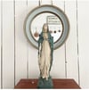 Little vintage chalk plaster Madonna 