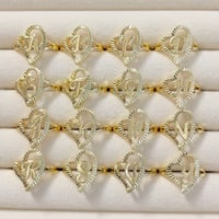 Image 2 of DC Letter Heart Ring