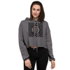 Hotshots Retro Checkerboard Crop Hoodie