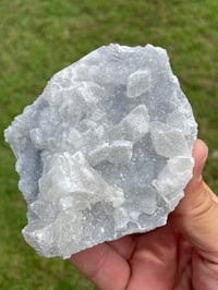 Image 1 of UV Calcite With Druzy Quartz Specimen #1552