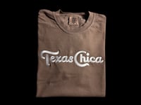 Image 3 of Texas Chica Embroidered T-Shirt / Custom Colors
