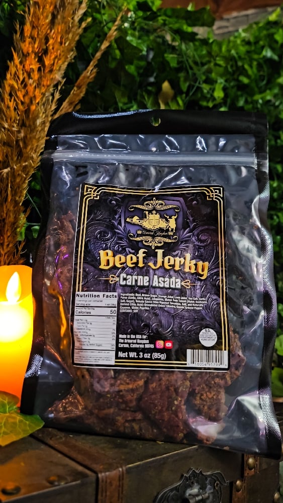 👑The Armored Kingdom Carne Asada Beef Jerky 🍖