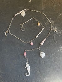 Beach Babe Hair Chain (pink)