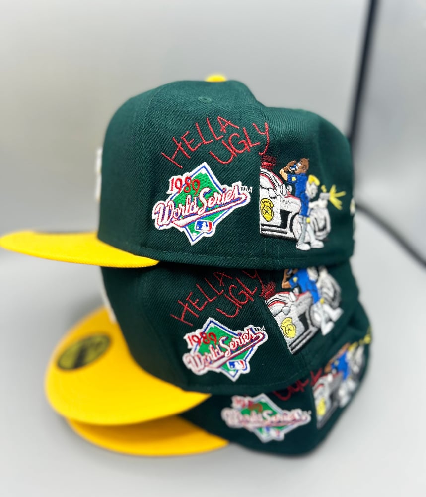 Image of Oakland Athletics “Hella Ugly” 1of1 fitteds