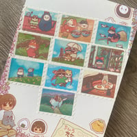 Image 2 of Ghibli Cats Stamp Washi