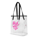 Clear tote bag